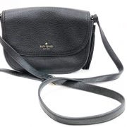 KATE SPADE BLACK PEBBLED ORCHID STREET FLAP FRONT CROSSBODY – JUST REDUCED